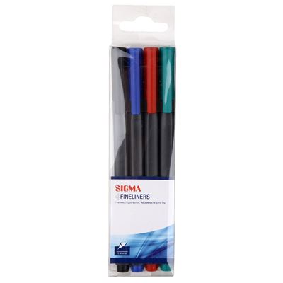 SIGMA Fineliner Asortat 0,4 mm 4 bucati