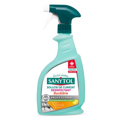 SANYTOL Professional Dezinfectant Bucatarie 750 ml