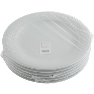 APULUM Horeca Set 6 Farfurii Intinse din Portelan 26 cm