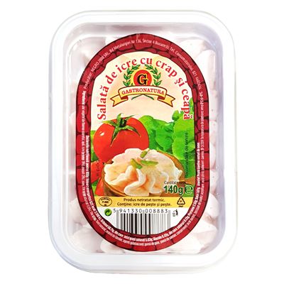 GASTRONATURA Salata Icre Crap & Ceapa 140 g