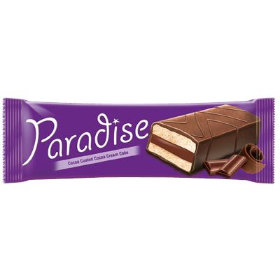 PARADISE Prajitura cu Glazura Cacao 24 x 25 g
