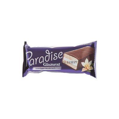 PARADISE Prajitura cu Glazura si Crema Vanilie 24 x 25 g