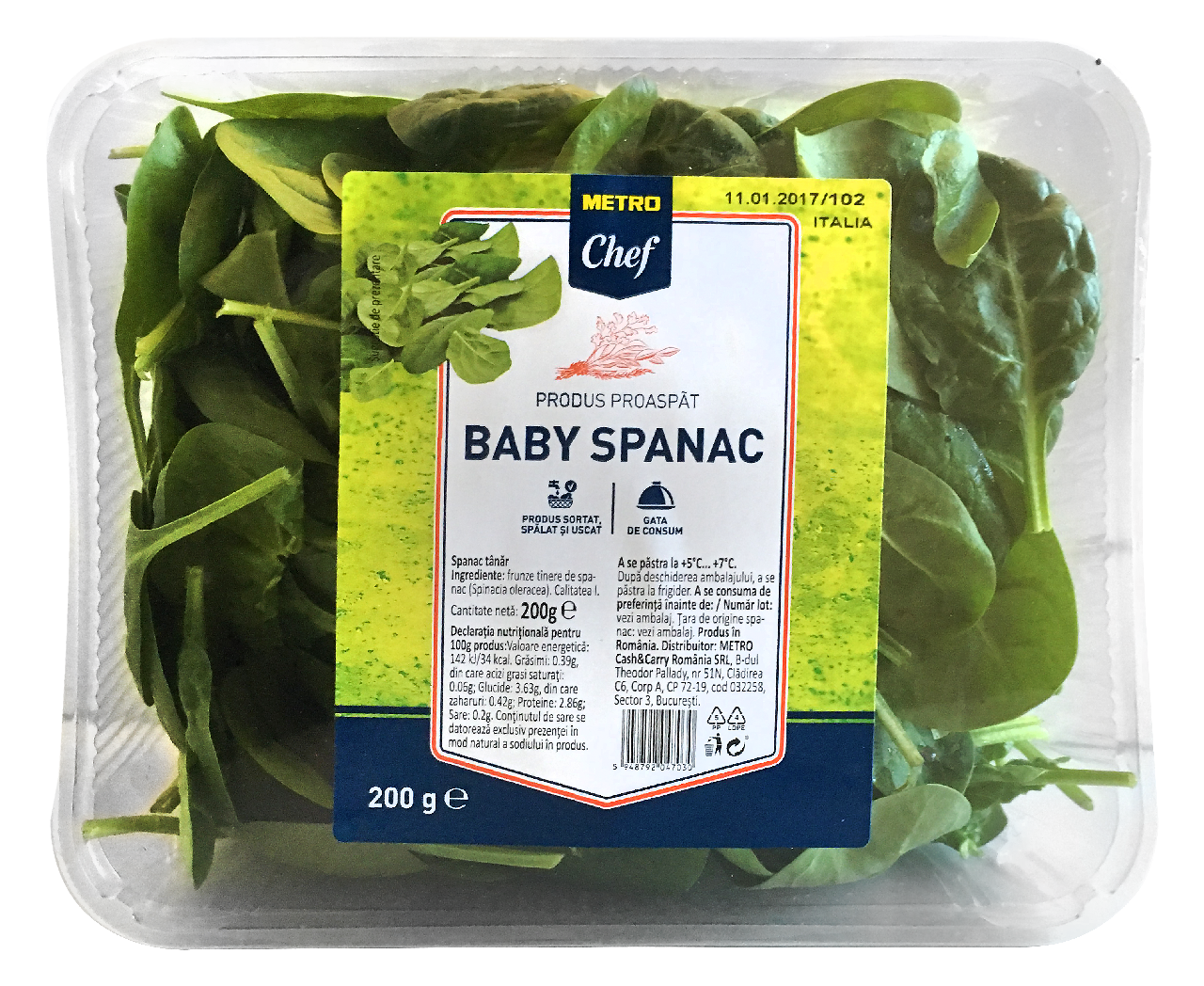 METRO Chef Baby Spanac 200 g