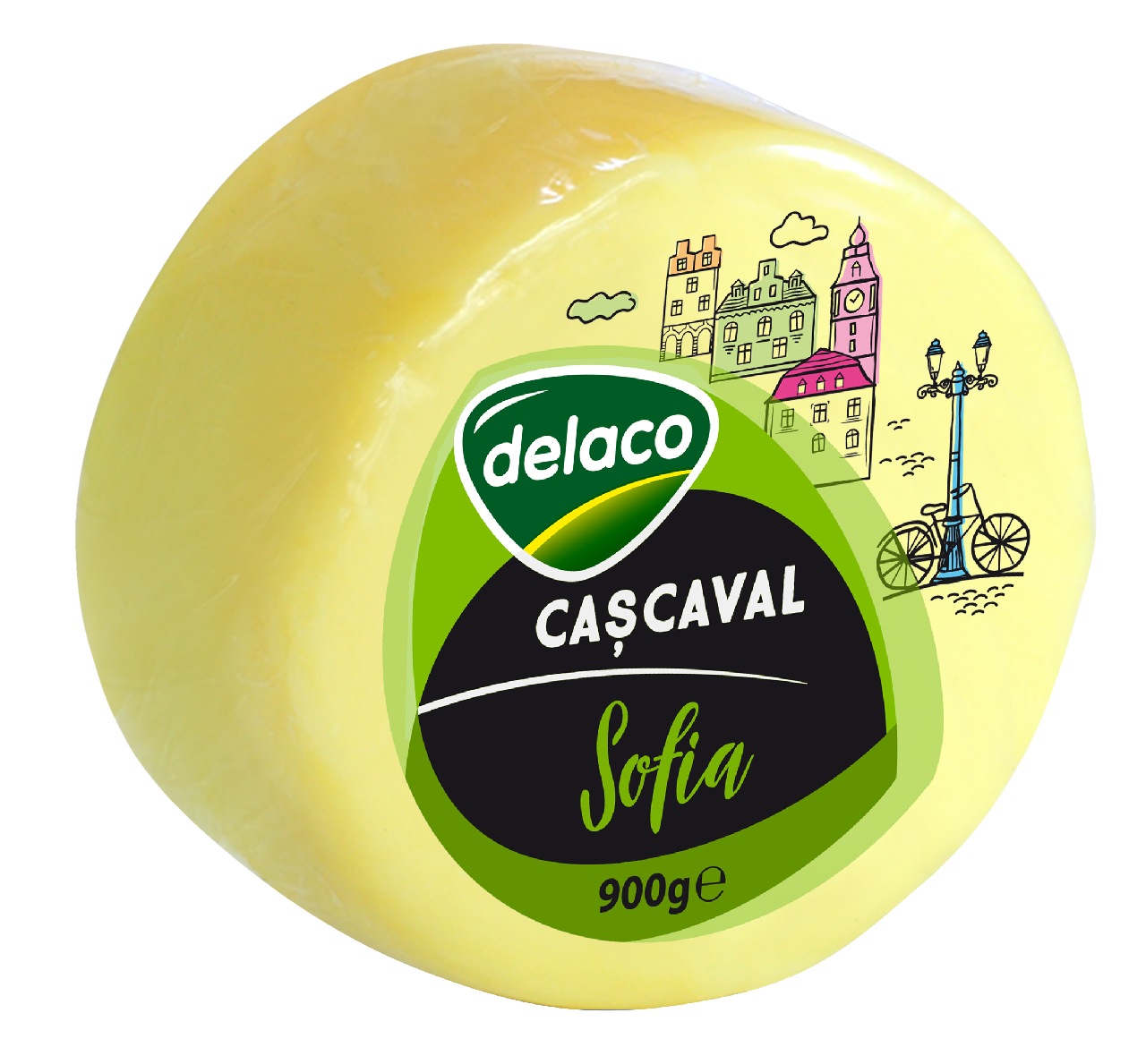 delaco Cascaval Afumat 900 g