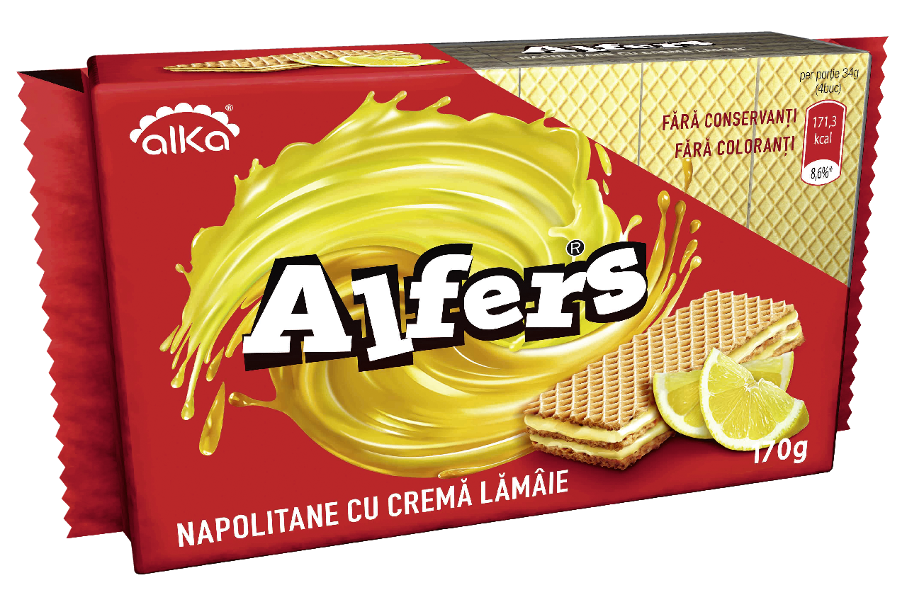 ALFERS Napolitane Crema Lamaie 170 g