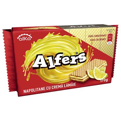 ALFERS Napolitane Crema Lamaie 170 g