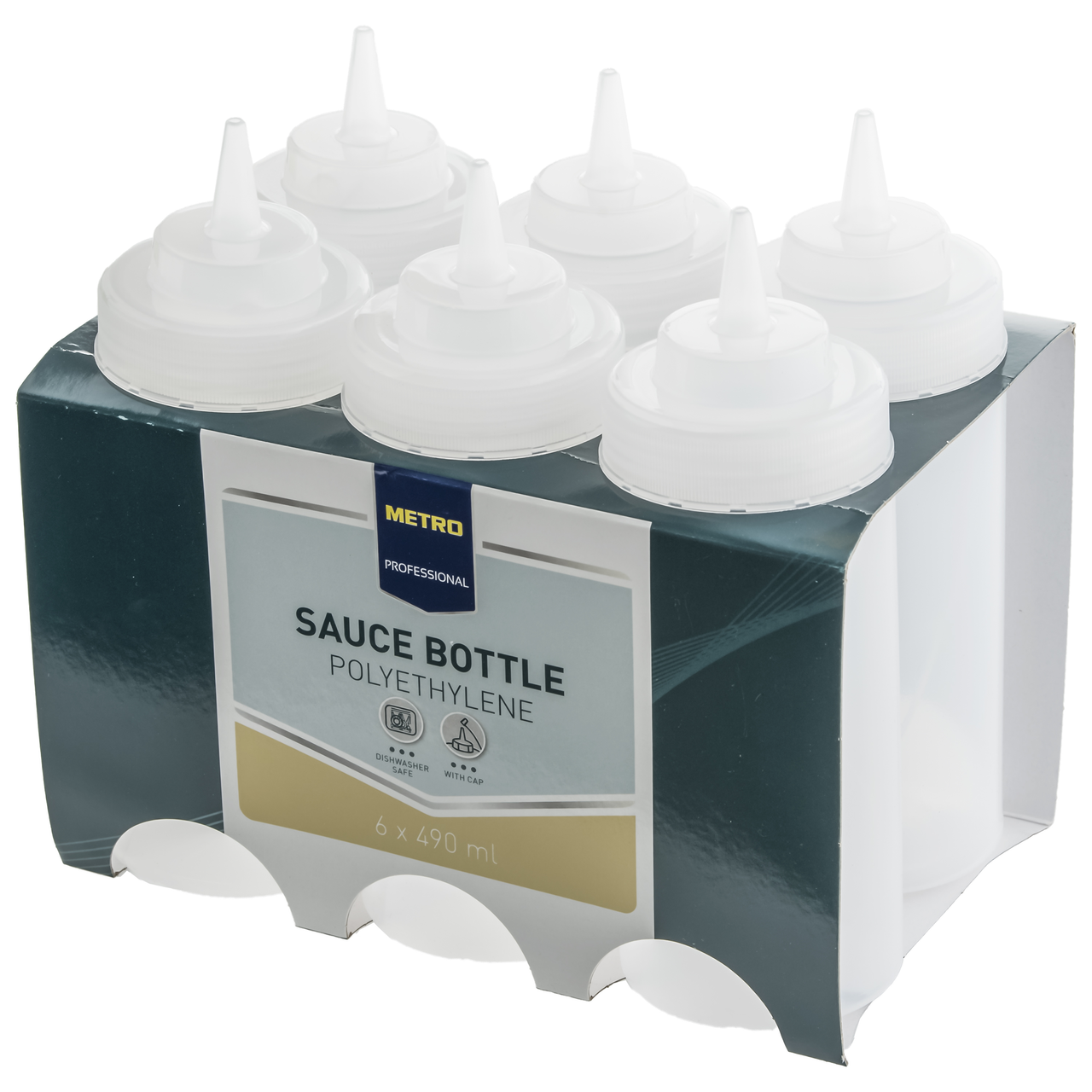 METRO PROFESSIONAL Recipiente Sos 490 ml 6 bucati