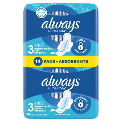 always Ultra 14 Absorbante Zi si Noapte