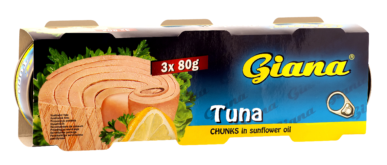 Giana Ton Bucati in Ulei 3 x 80 g