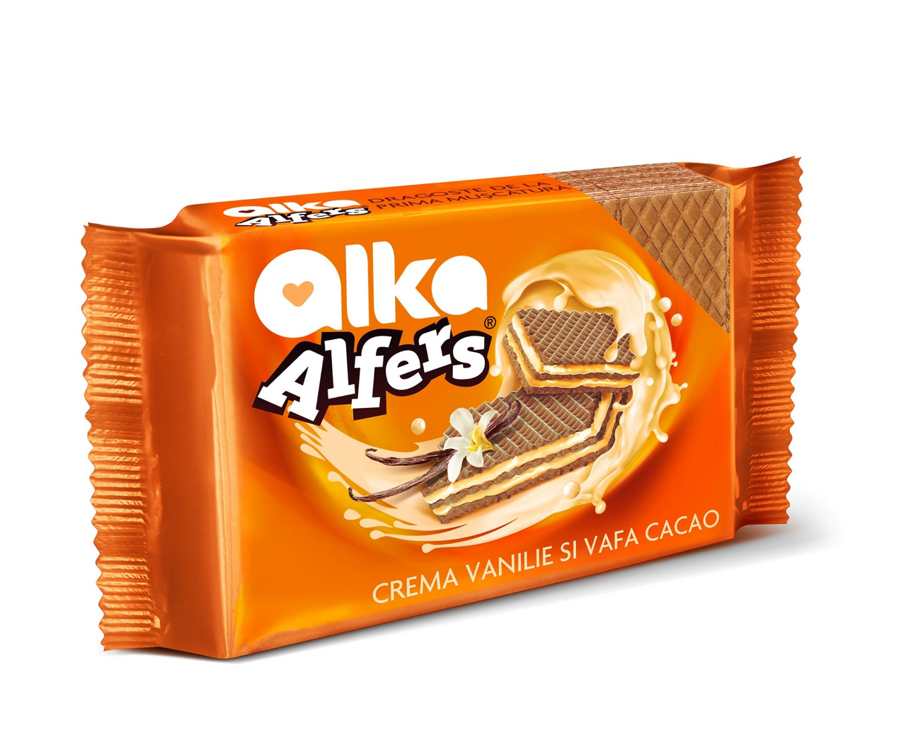 ALFERS Napolitane Crema De Vanilie 170 g