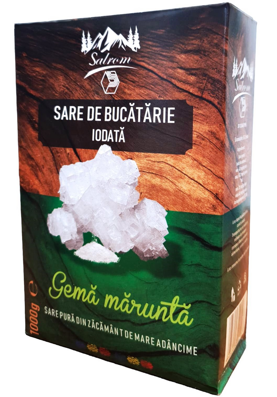 SALROM Sare Iodata Gema Marunta 12 x 1 Kg