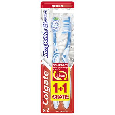 Colgate Periuta Dinti Alb Max White 2 bucati
