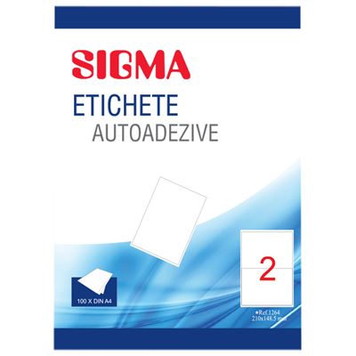 SIGMA Etichete Autoadezive 2/A4