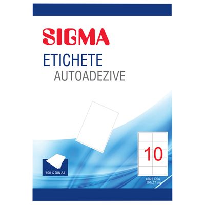 SIGMA Etichete Autoadezive 10/A4