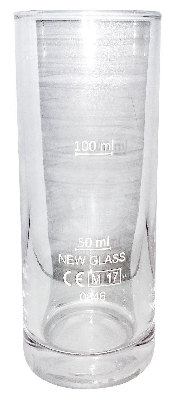 UNIGLASS Pahar Gradat 50/100 ml