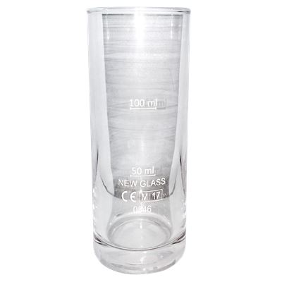 UNIGLASS Pahar Gradat 50/100 ml