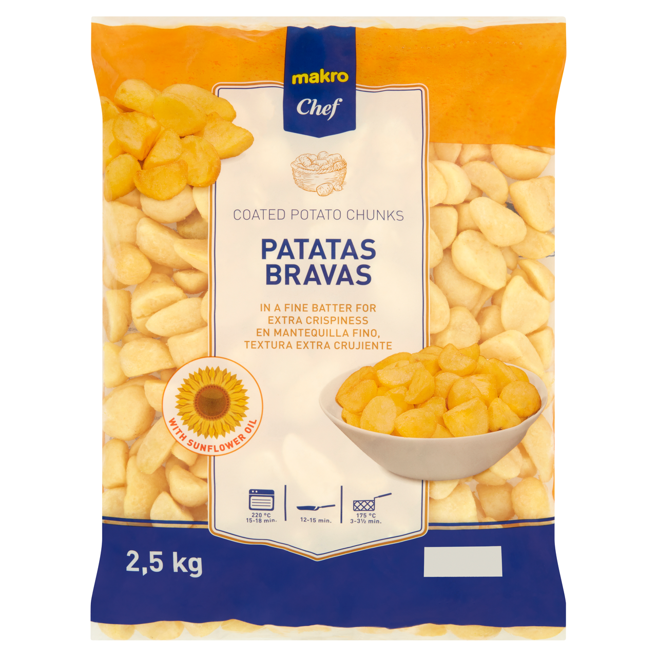 METRO Chef Cartofi Patatas Bravas Congelati 2,5 Kg ?