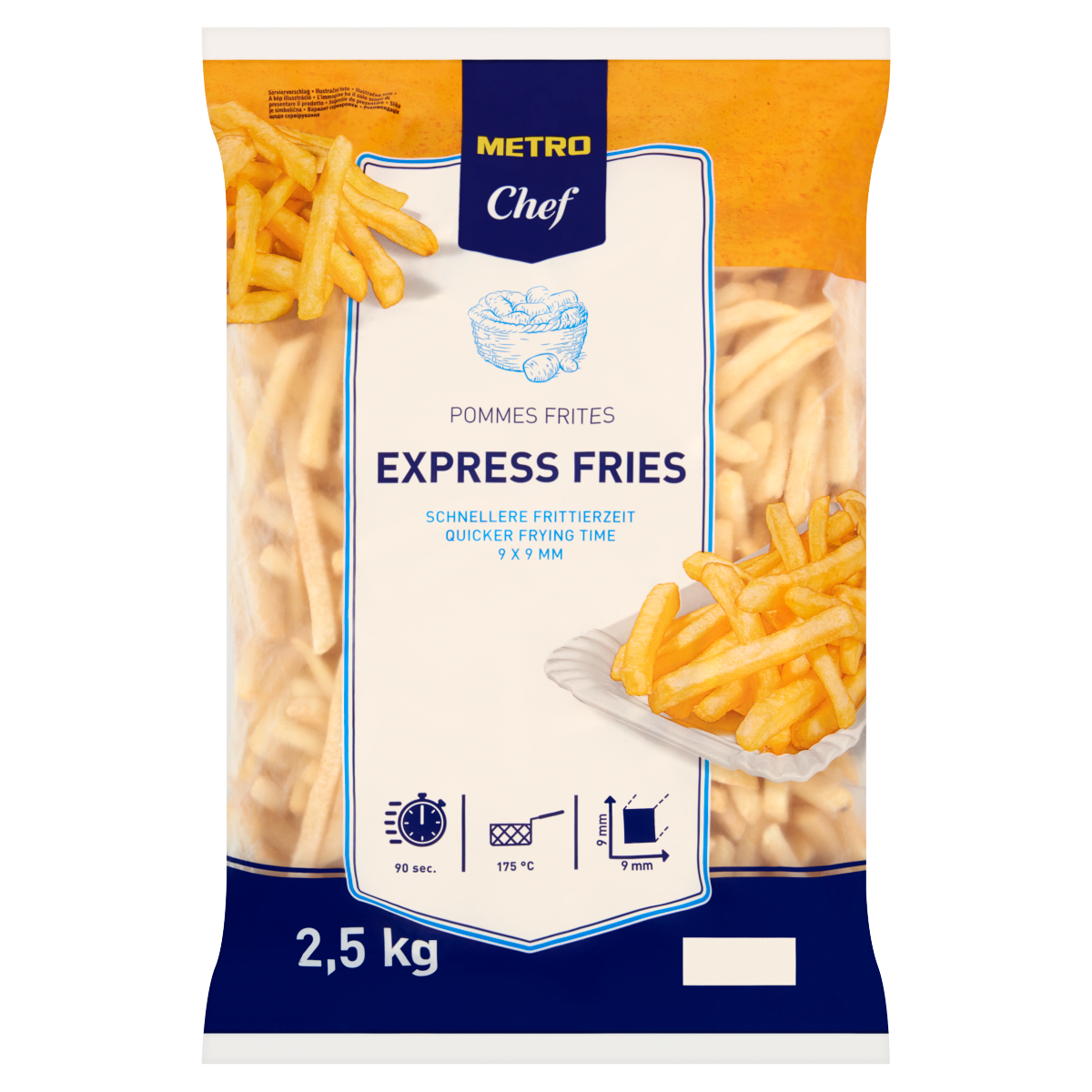 METRO Chef Cartofi Express Congelati 2,5 Kg ?