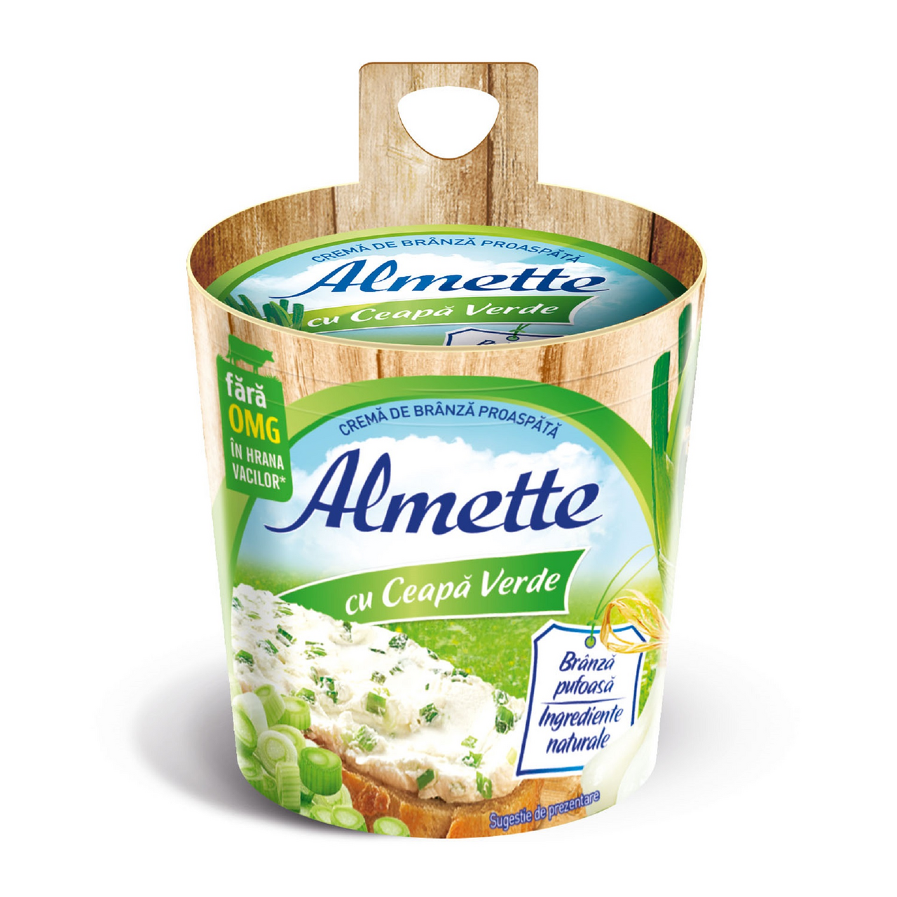 Almette Crema de Branza cu Ceapa Verde 150 g