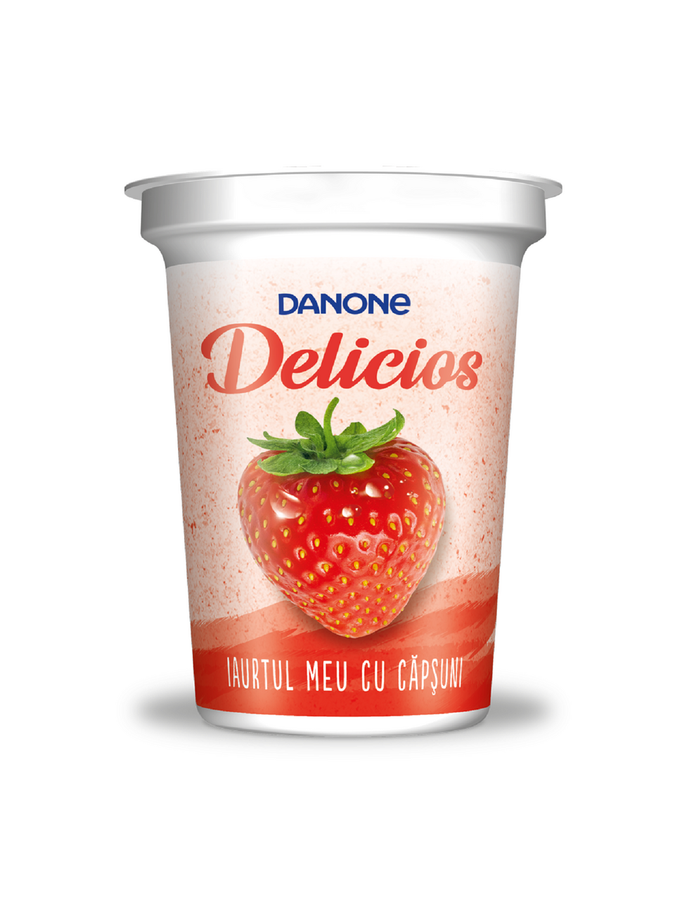 DANONE Delicios Iaurt Capsuni 400 g
