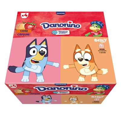 Danonino Branzica Caise & Capsuni 4 x 50 g