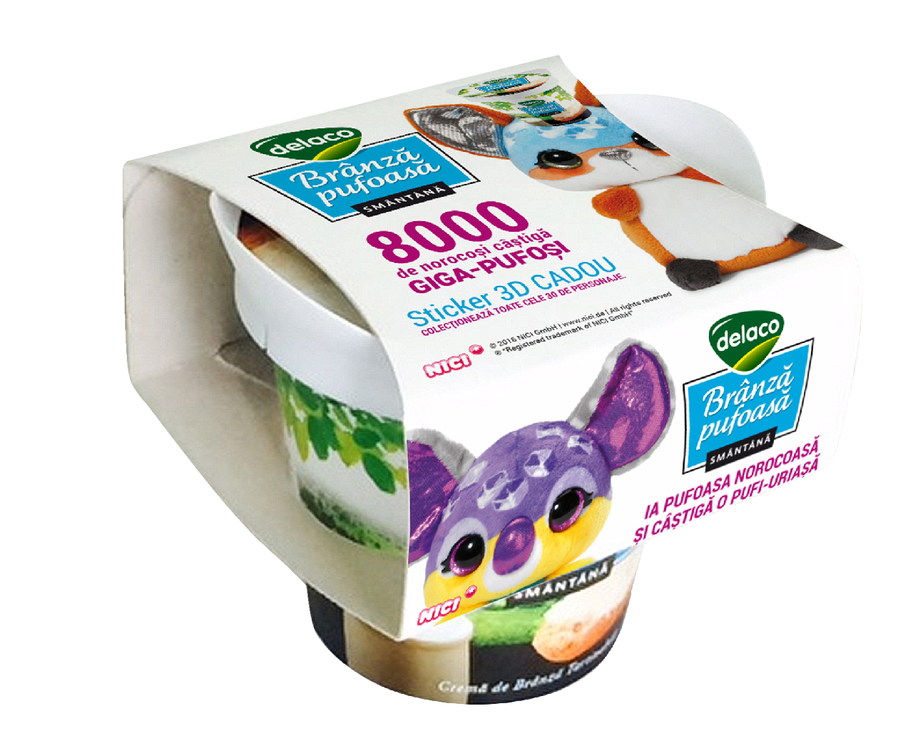 delaco Crema Branza cu Smantana 140 g