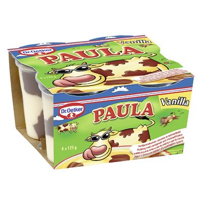 Dr.Oetker PAULA Pudding Vanilie&Ciocolata 4 X 125 g