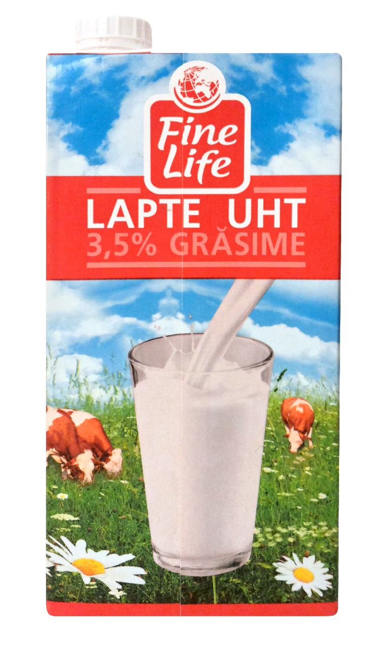 Fine Life Lapte Uht 3.5% Grasime 1 L
