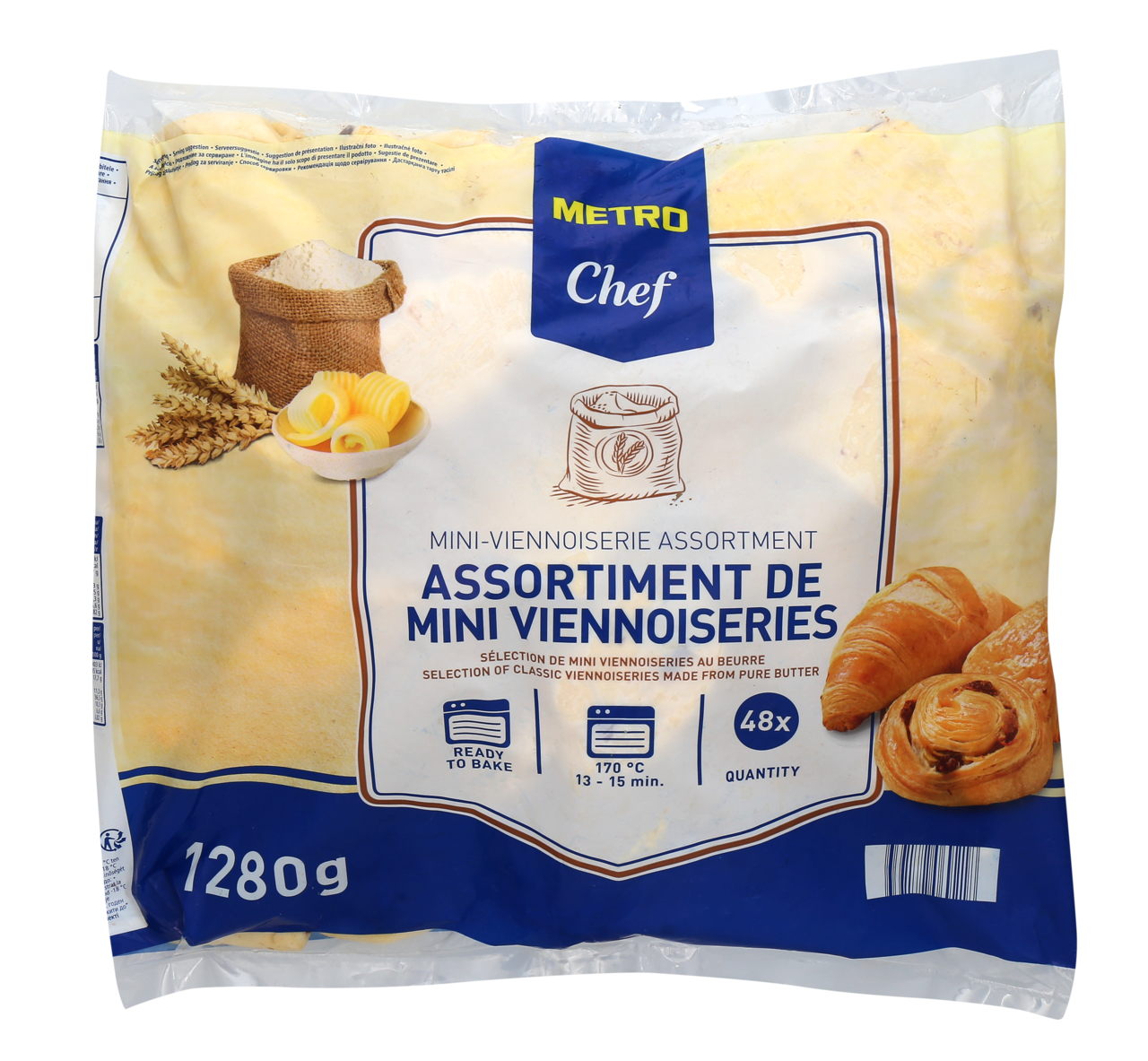 METRO Chef Mini Patiserie Congelata 1,28 Kg ?