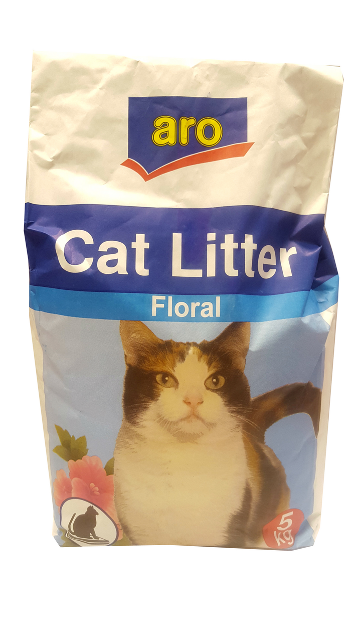 aro Nisip pentru Pisici cu Parfum Floral 5 Kg