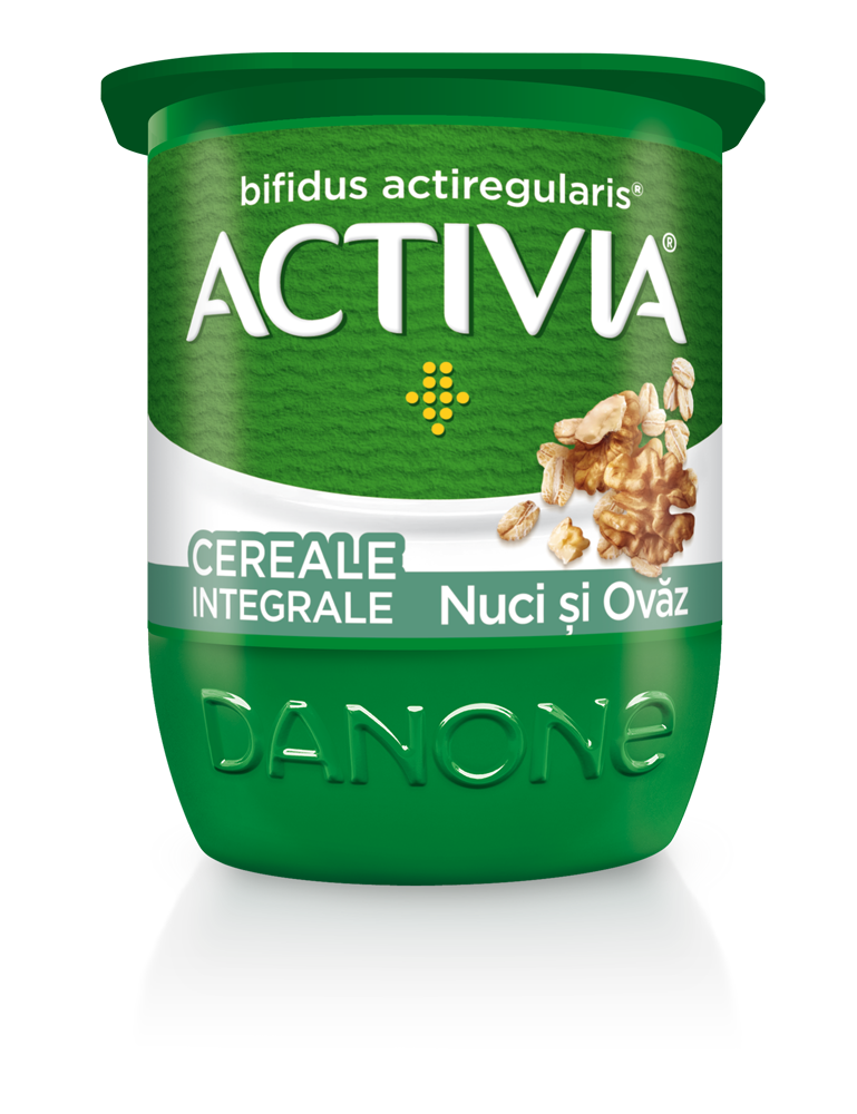ACTIVIA Iaurt Nuci & Ovaz 125 g