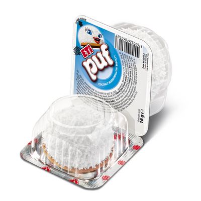 ETI PUF Biscuite cu Bezea Cocos 48 x 16 g