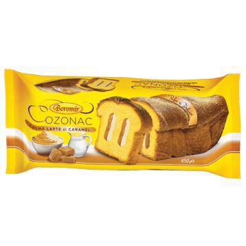 Boromir Cozonac cu Crema Lapte & Caramel 450 g