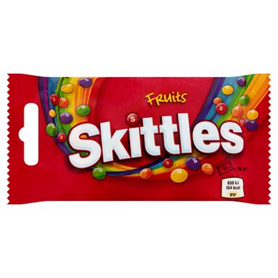SKITTLES Bomboane Gumate cu Aroma de Fructe 14 x 38 g