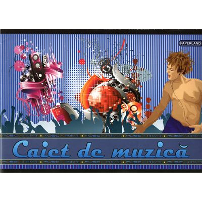 Caiet de Muzica 24 file 10 bucati