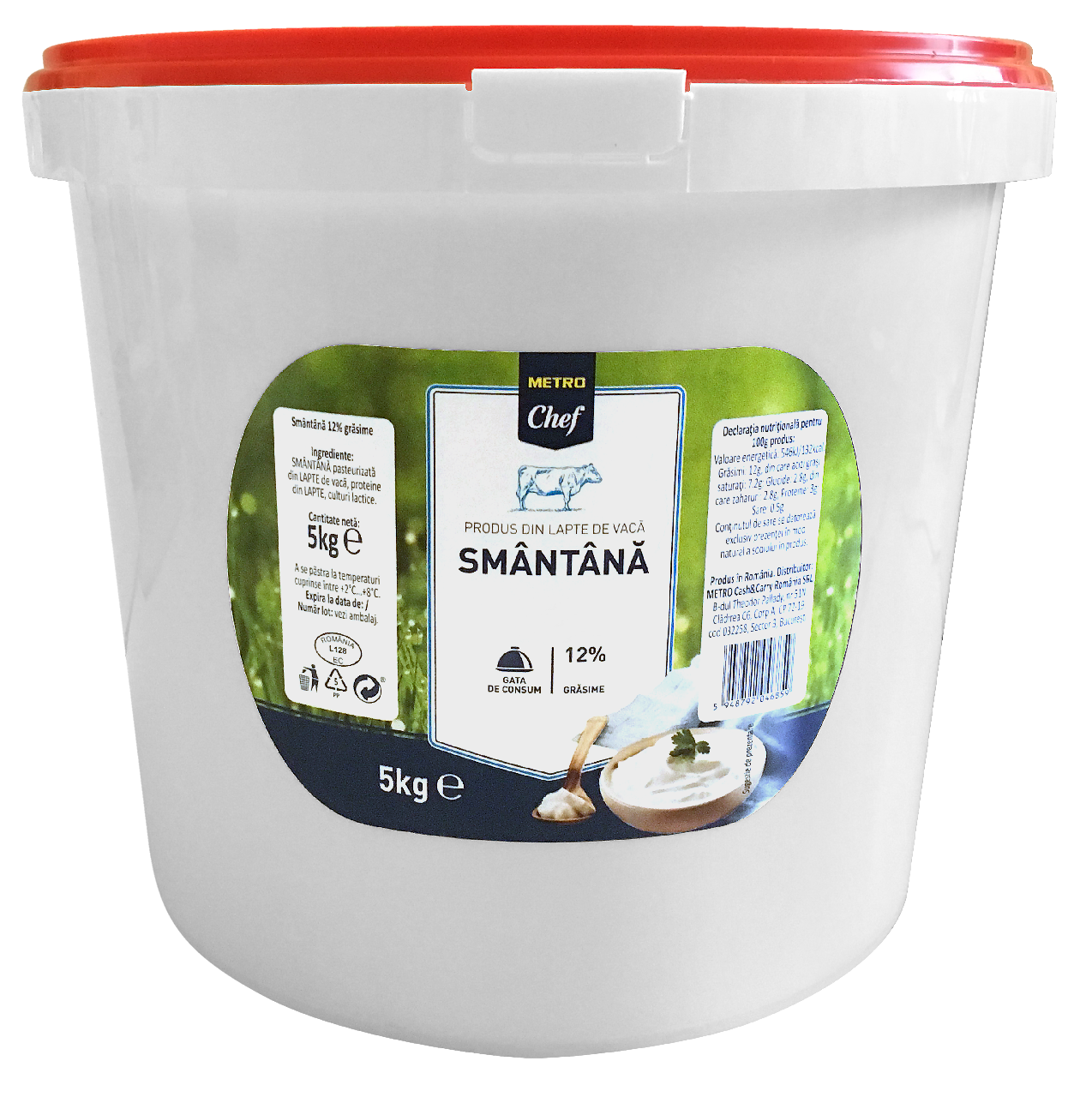 METRO Chef Smantana 12% grasime 5 Kg
