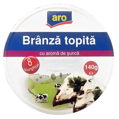 aro Branza Topita Triunghiuri Sunca 140 g
