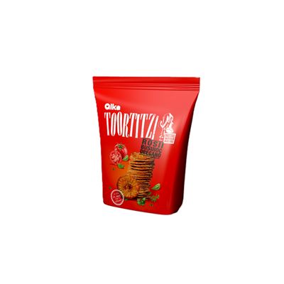 TOORTITZI Snack cu Rosii, Busuioc si Oregano 80 g