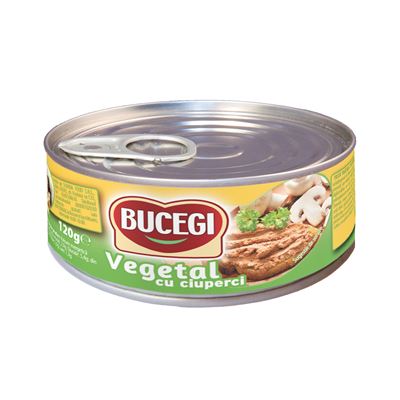 BUCEGI Pasta Vegetala cu Ciuperci 6 x 120 g