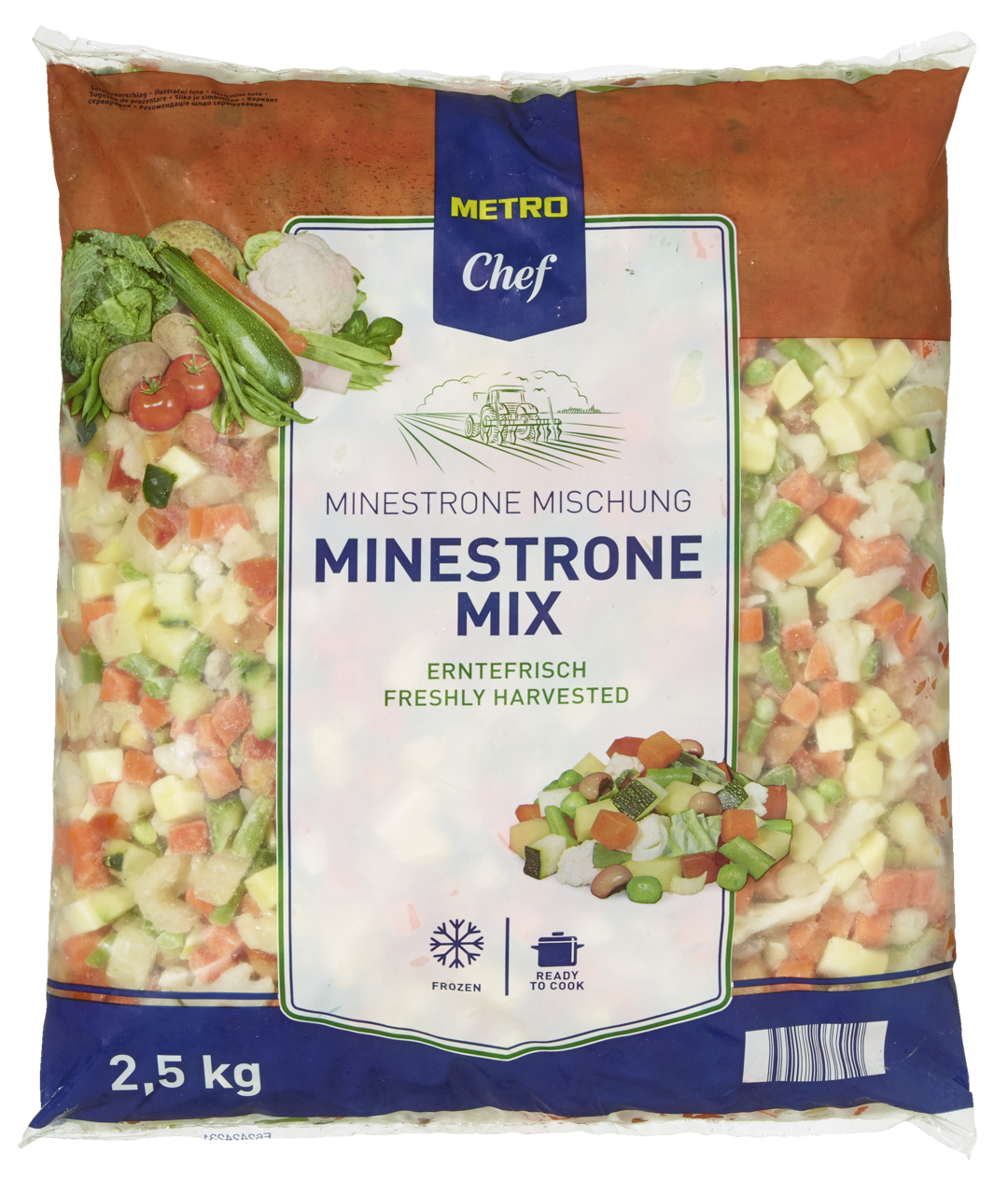 METRO Chef Mix Legume Minestrone Congelate 2,5 Kg ?