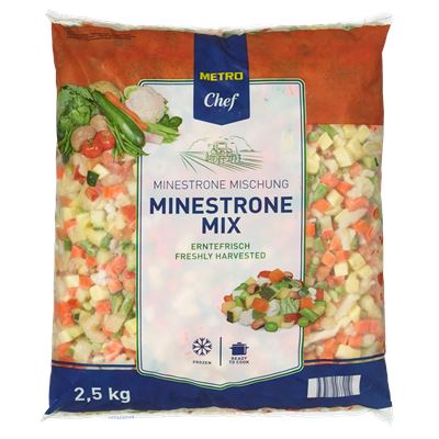 METRO Chef Mix Legume Minestrone Congelate 2,5 Kg ❄