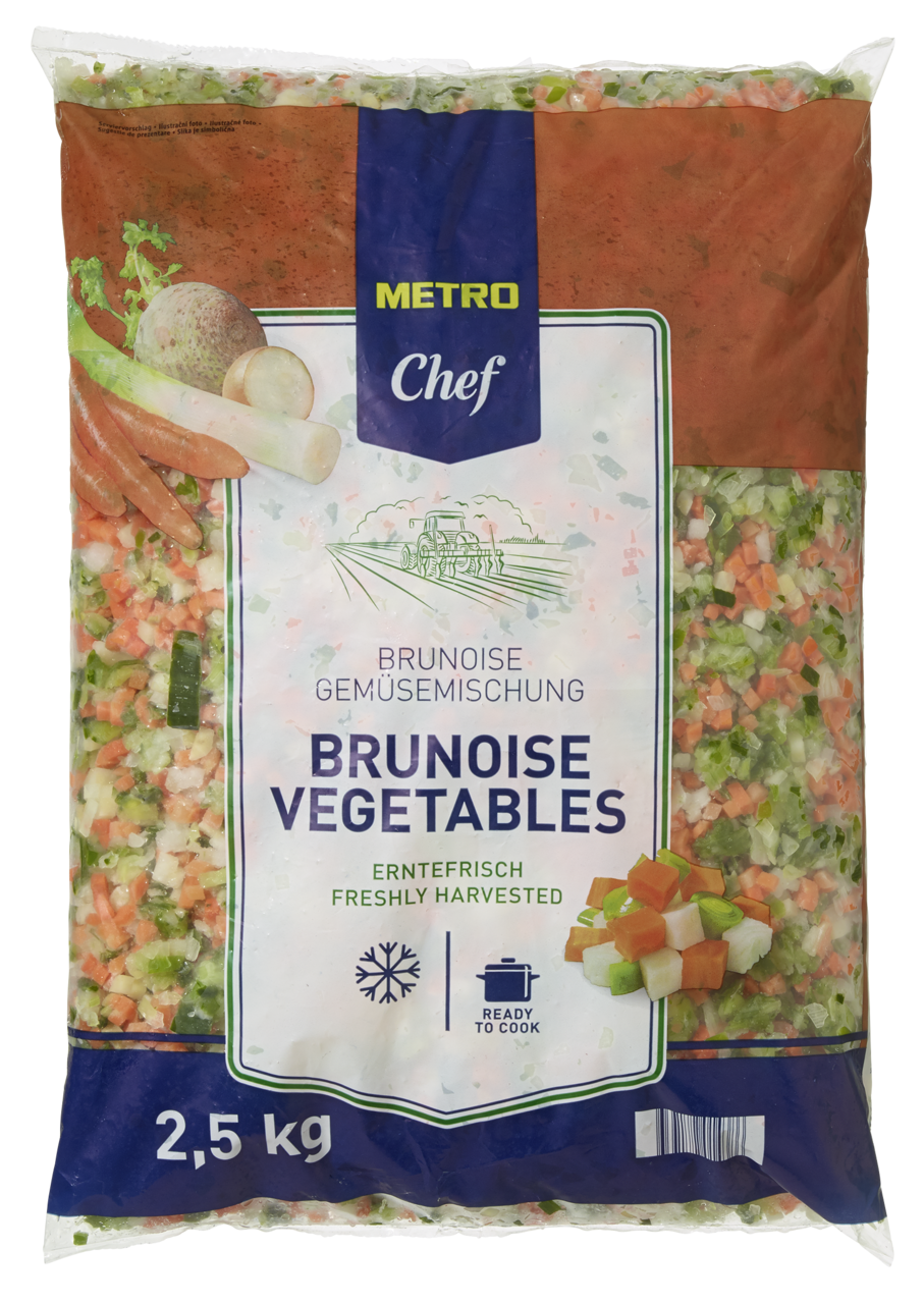 METRO Chef Mix Morcov Telina Praz Congelat 2,5 Kg ?