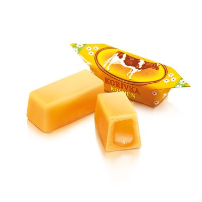 ROSHEN Bomboane Fondante cu Lapte si Caramel 1Kg