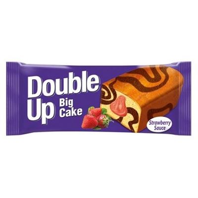 DOUBLE UP Big Cake Prajitura Crema de Capsuni 24 x 50 g
