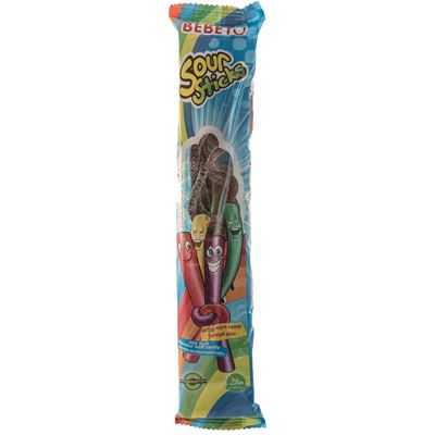 BEBETO Sour Stick Jeleu Mix 24 x 30 g