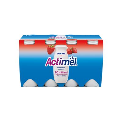 Actimel Iaurt Capsuni 8 x 100 g