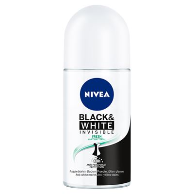 NIVEA Deodorant Roll-On Black & White Fresh 50 ml