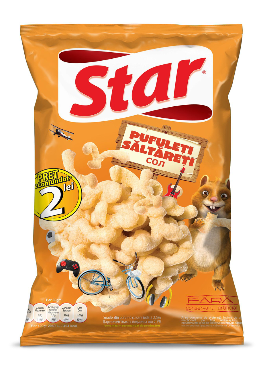 Star Snacks Salty Pops 4 x 80 g