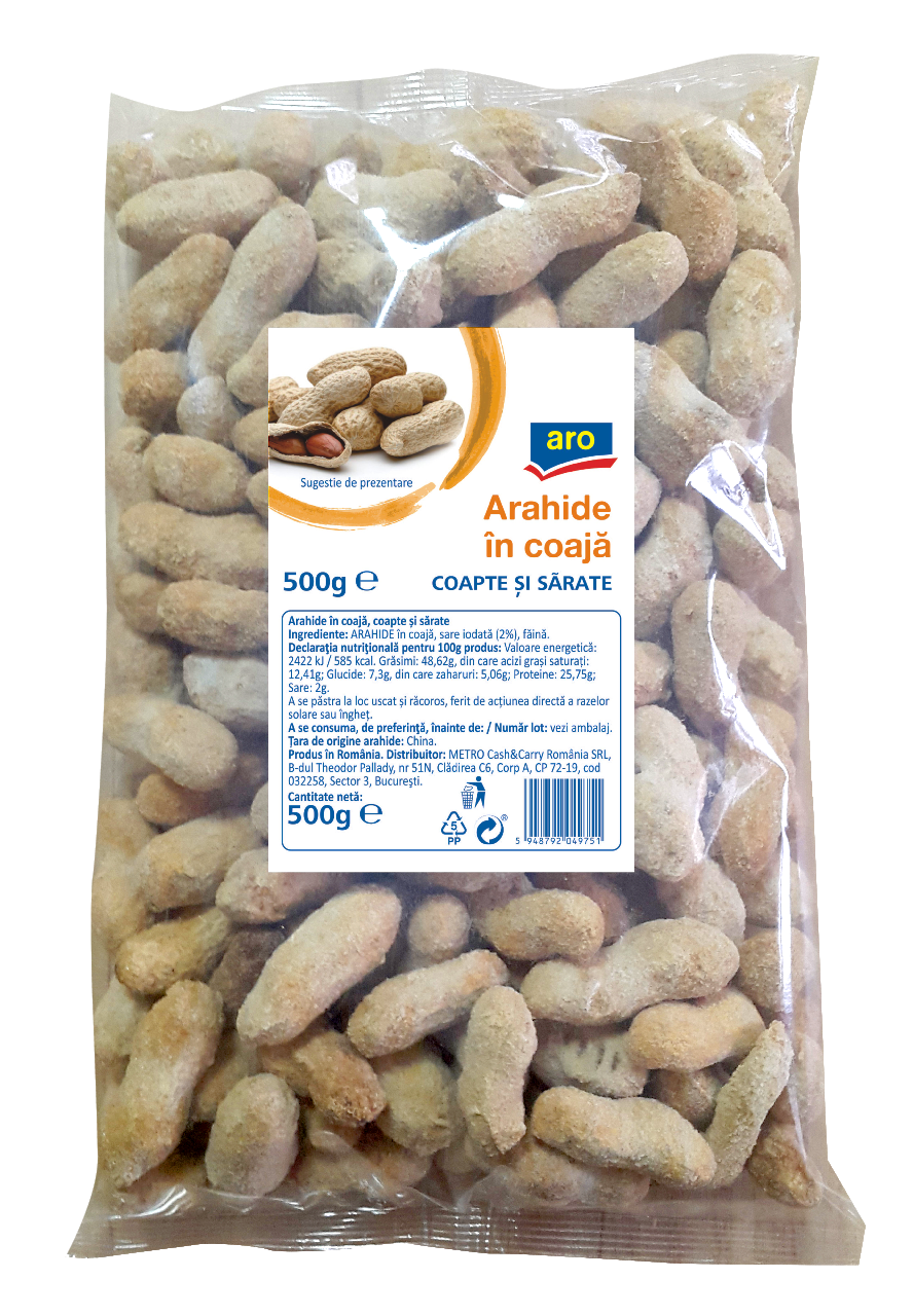 aro Arahide Prajite in Pastaie 500 g