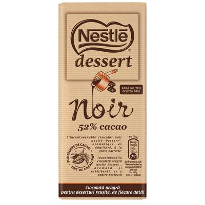 Nestle Ciocolata 52% Cacao pentru Deserturi 205 g